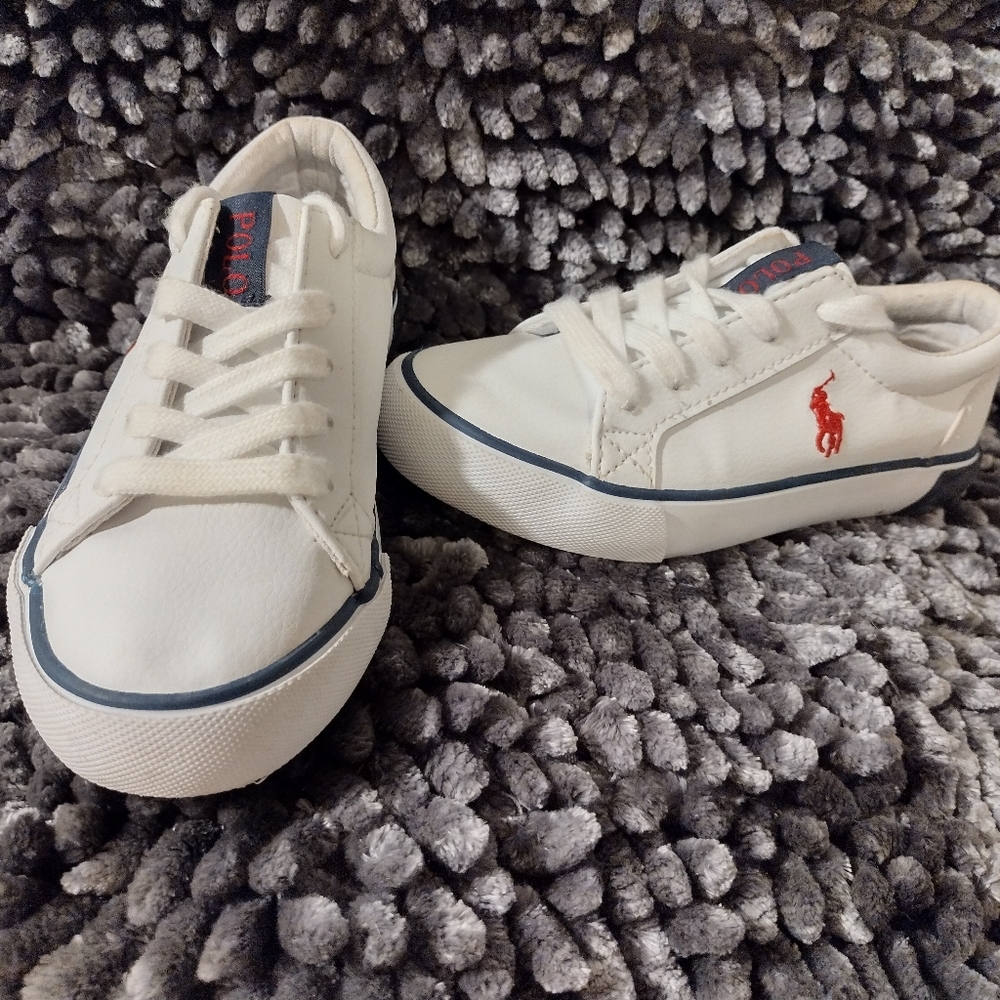 Polo by Ralph Lauren sneakers/ size 12c/white